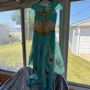 Disney Turquoise and Gold Kids Costume
